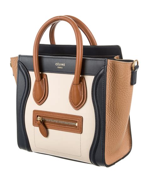 how much is celine nano luggage|Celine shoulder luggage tote price.